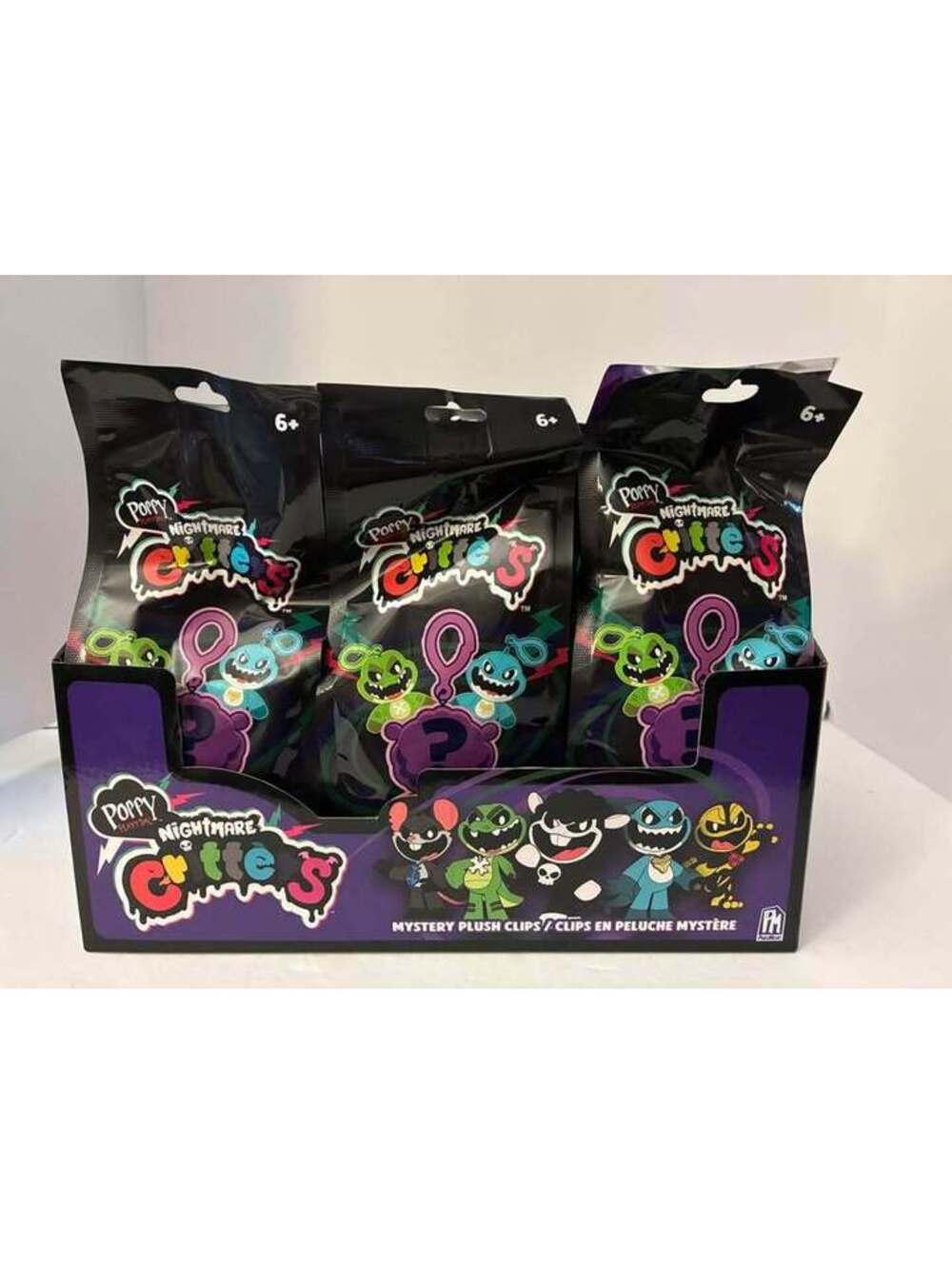 PhatMojo Poppy Playtime Nightmare Critters Mystery Plush Clips FULL CASE QTY 9
